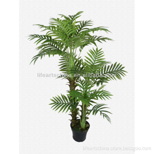 artificial palm tree, artificial plant, 130cm palm tree with artificial palm leaves